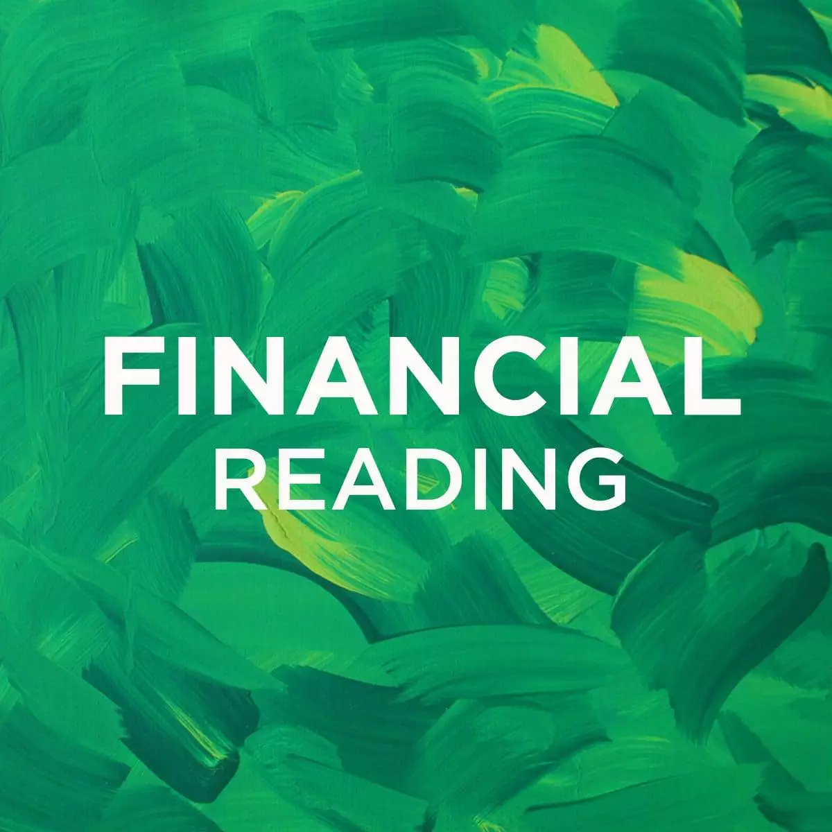 colorful artistic abstract green painted banner for financial reading